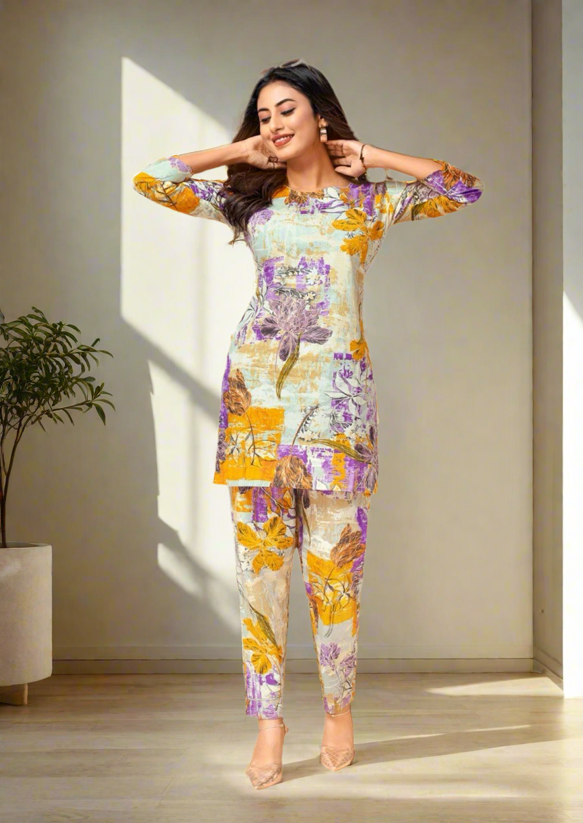 Diya Yellow Co-Ord Set