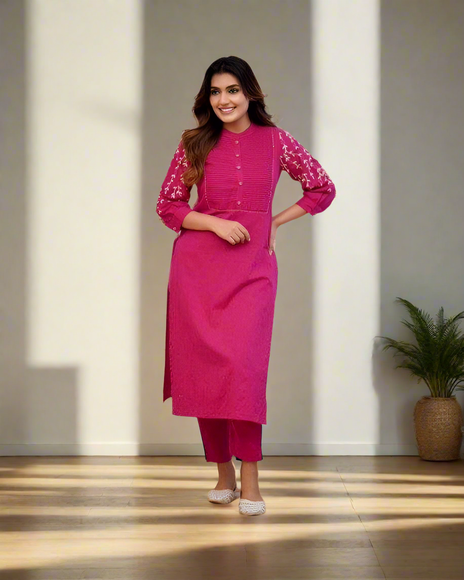 Kala Rani Pink Co-Ord Set