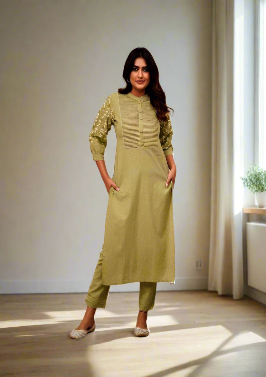 Kala Green Co-Ord Set