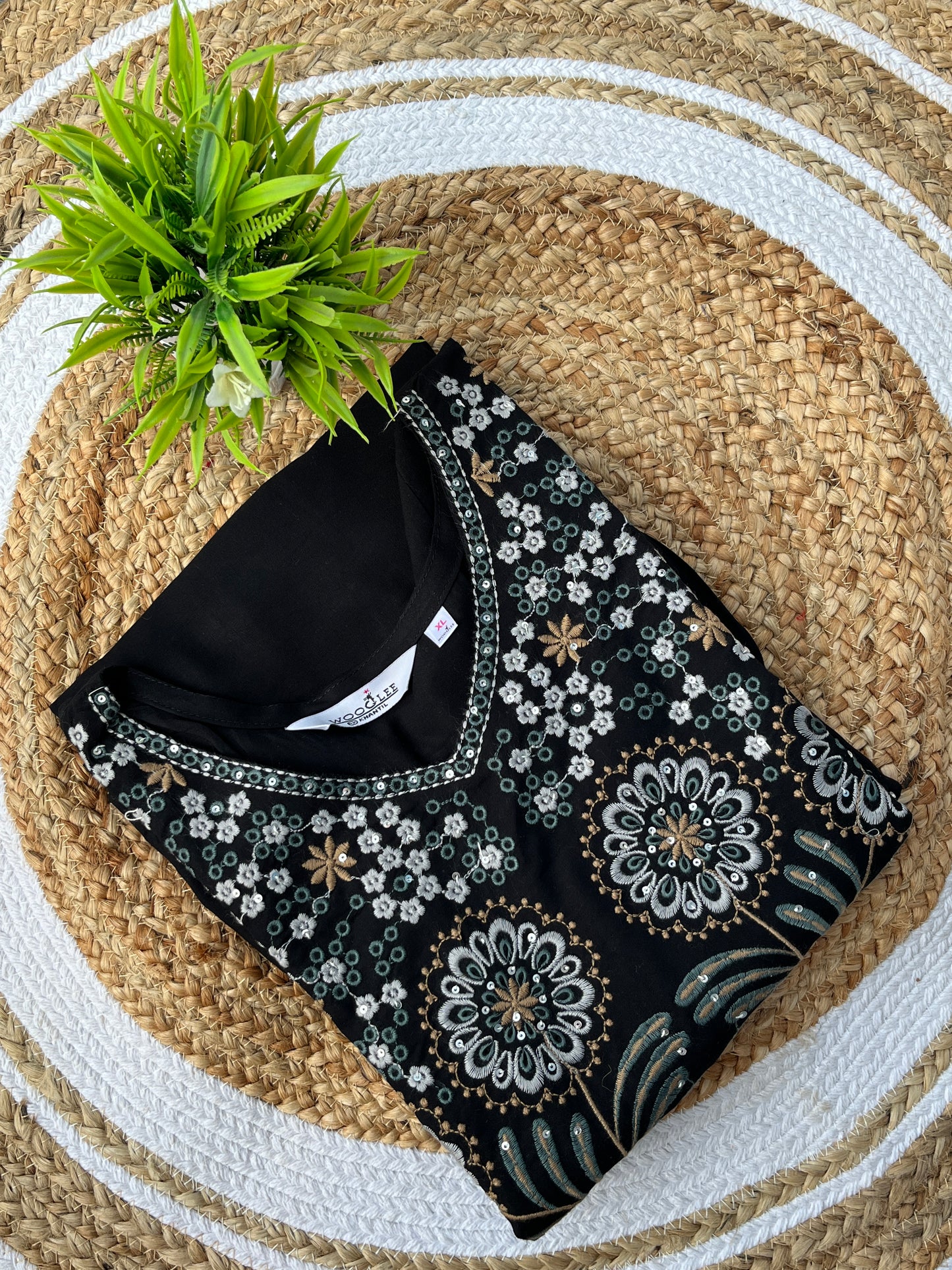 Aanchal Black Tiered Dress