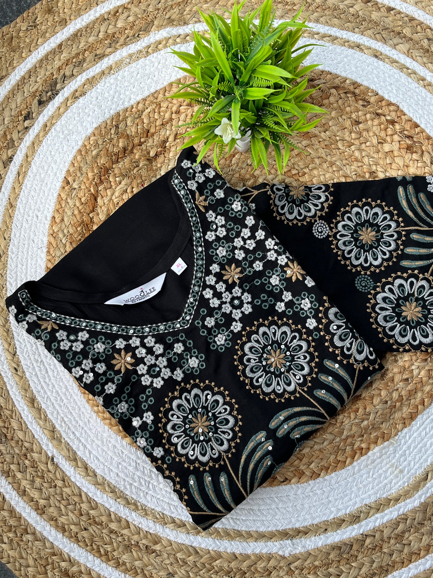 Aanchal Black Tiered Dress