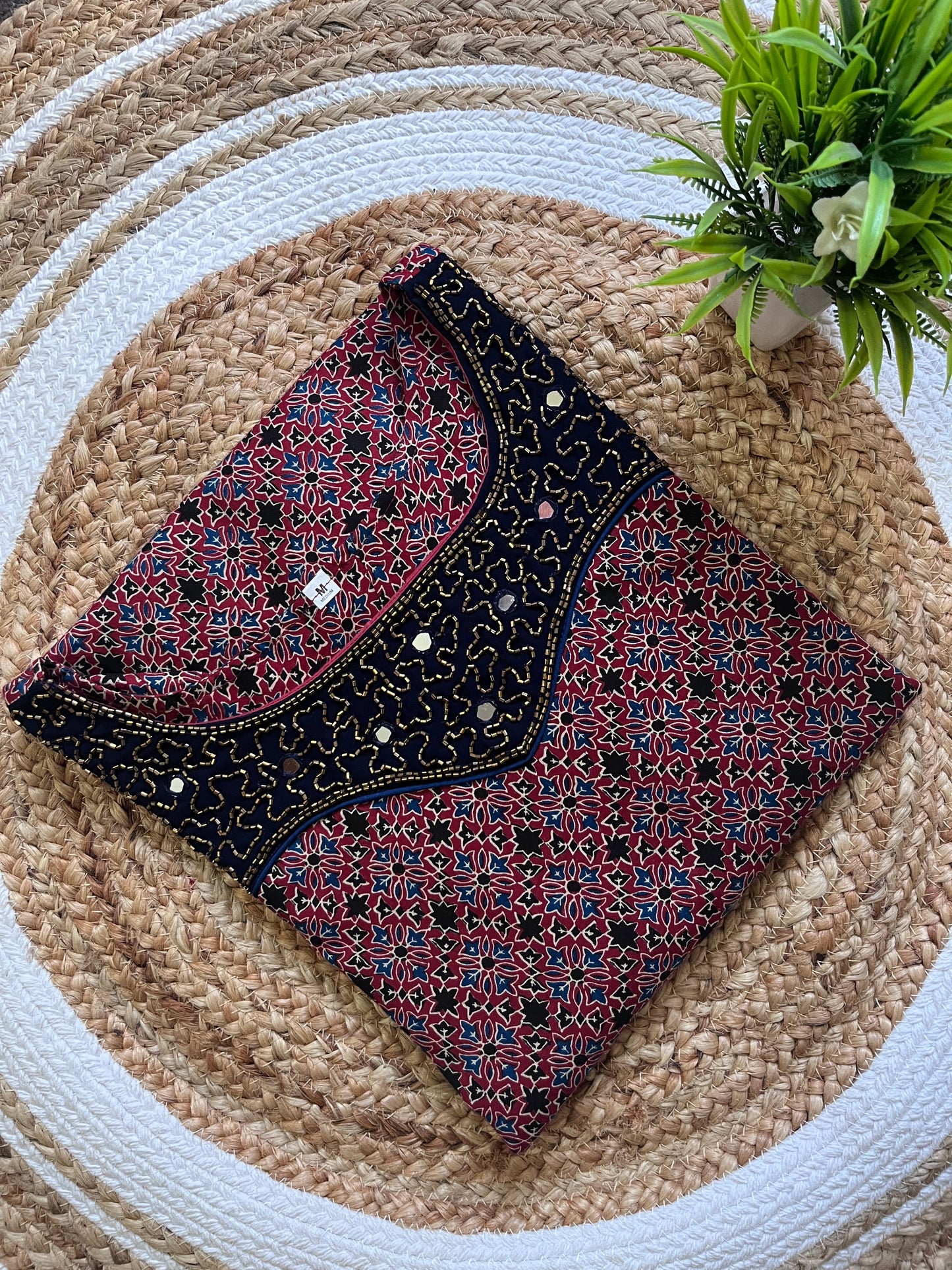 Thara Red A-line Kurtis
