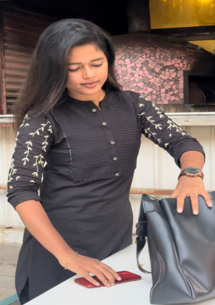 Kala Black Co-Ord Set