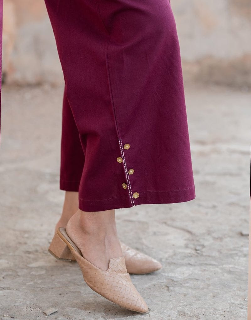 Aura Wine Co-Ord Set