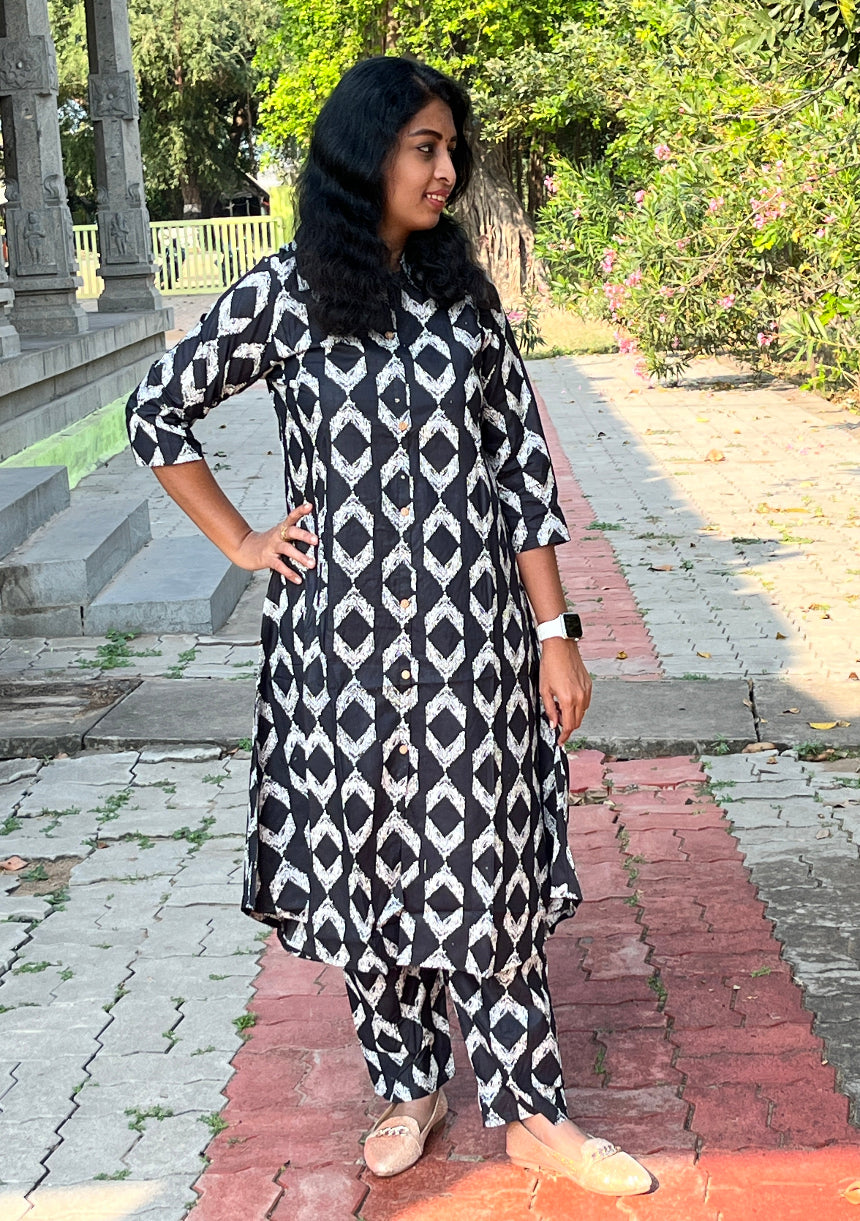 Janani Black Co Ord Set