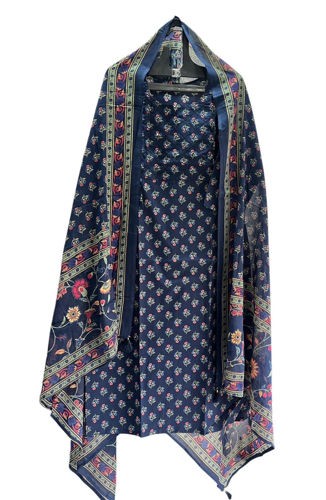 Veera Navy Blue Straight-Cut Suit