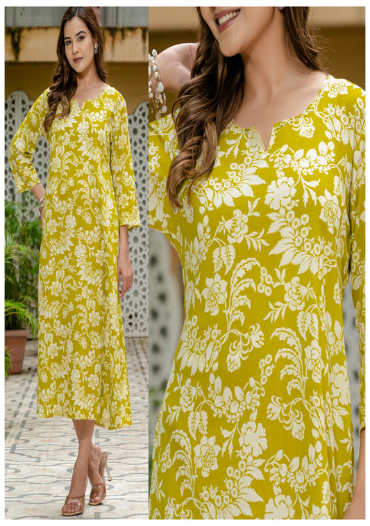Sheena Mehandi  A-line Kurtis