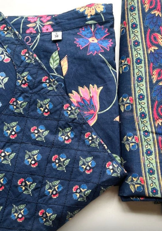 Veera Navy Blue Straight-Cut Suit
